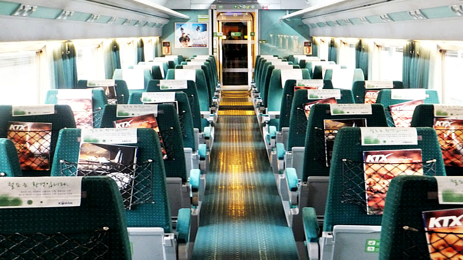Korean High Speed Train KTX Economy Class (img 1)