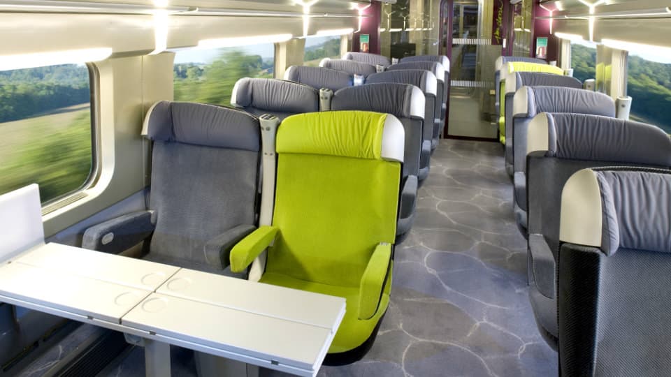 SNCF TGV 1st Class Seat (img 1)
