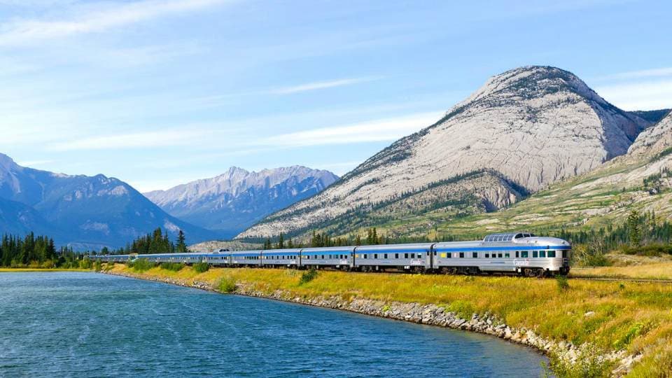 The Canadian Train Exterior
