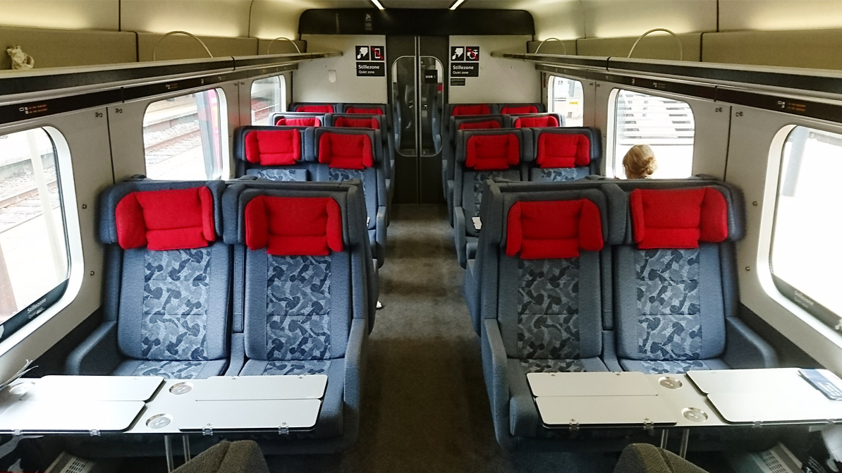 DSB 1st Class seat 