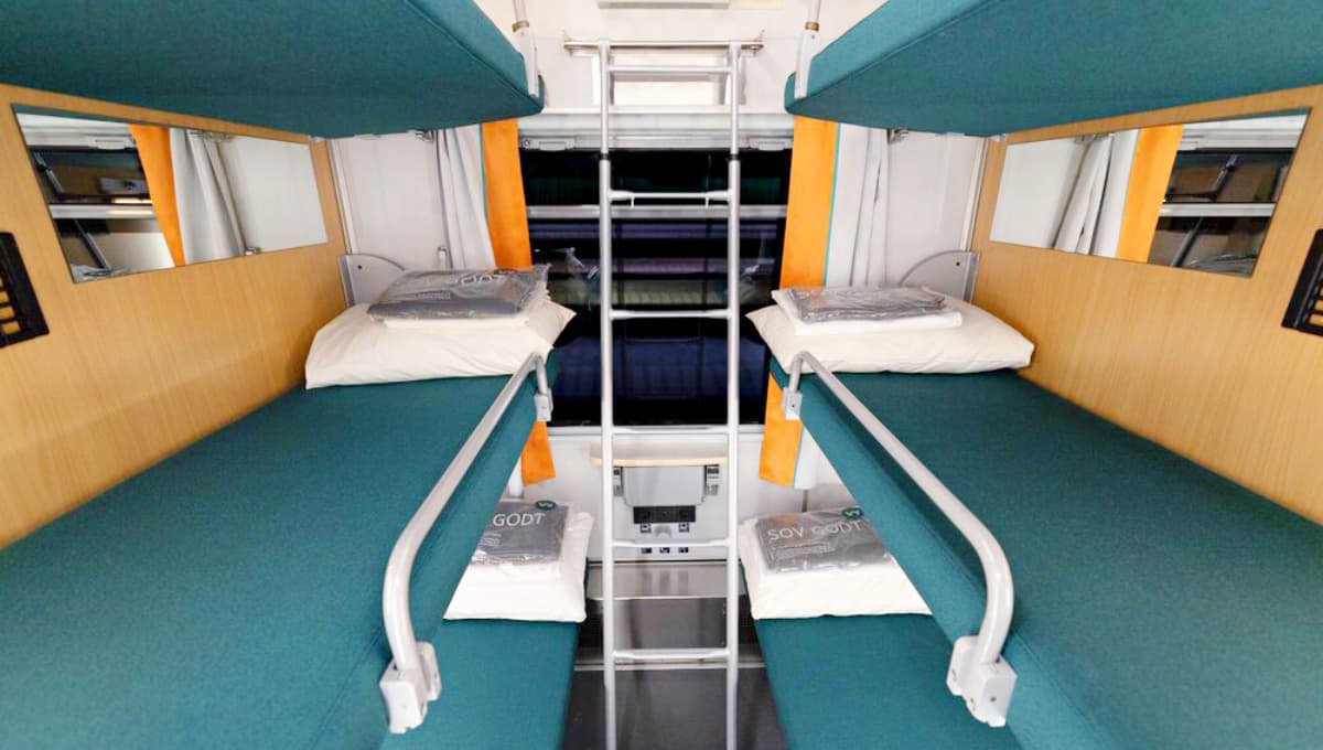 6 bed compartment Vy.no