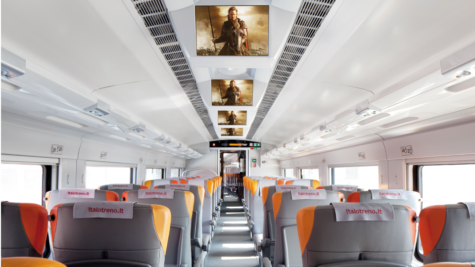 Italy Standard Class TV Entertainment
