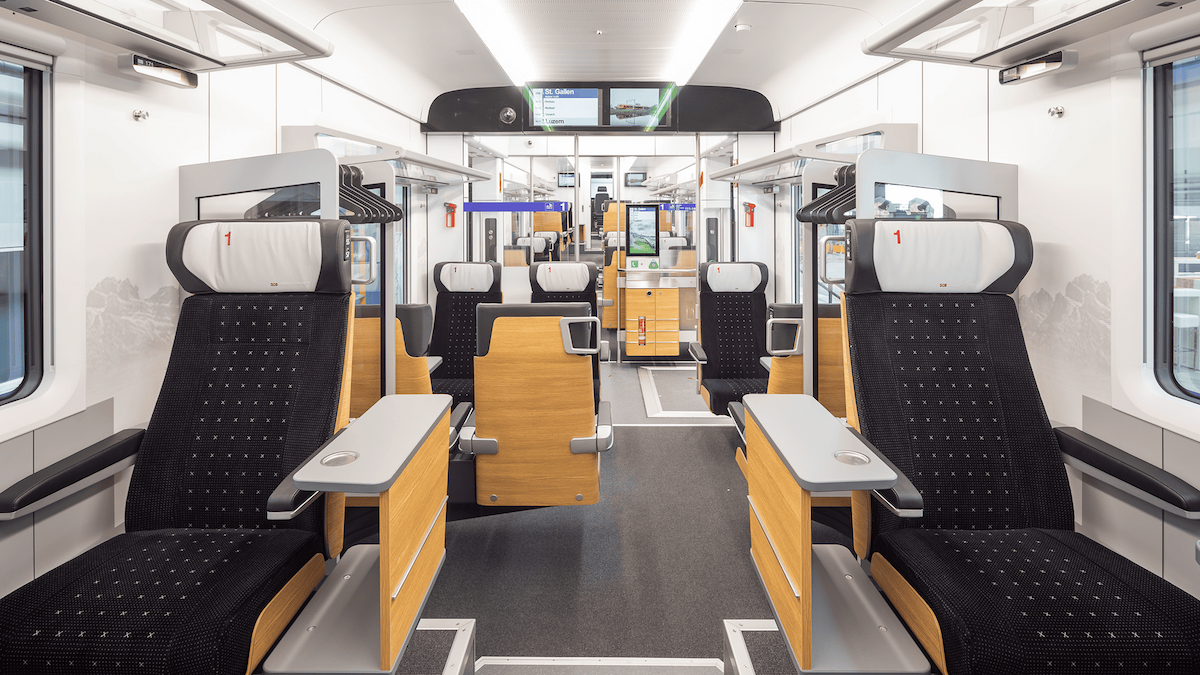 Treno Gottardo 1st Class Seat