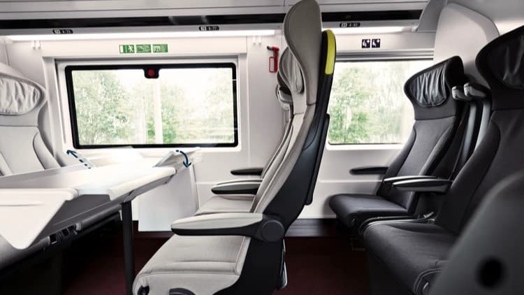Sièges eurostar