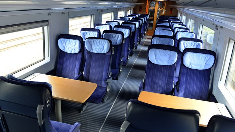 InterCity Train Information | Travel Classes Onboard the Train